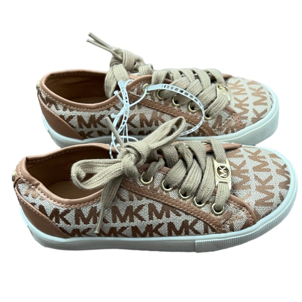 Michael Kors Toddler Girl’s Rita 3 Tan Sneakers Shoes